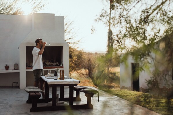 Udendørs spisemuligheder