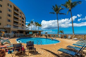Condo, 2 Bedrooms | Pool | A heated pool - Menehune Shores #423 2 Bedroom Condo by RedAwning (Kihei)