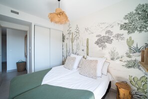 2 chambres, fer et planche à repasser, accès au Wi-Fi (inclus)