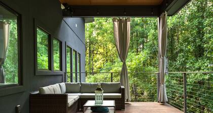 Long Range Mtn Views Next to Jump Off Rock! Ultra Modern, Very Unique Open Floor