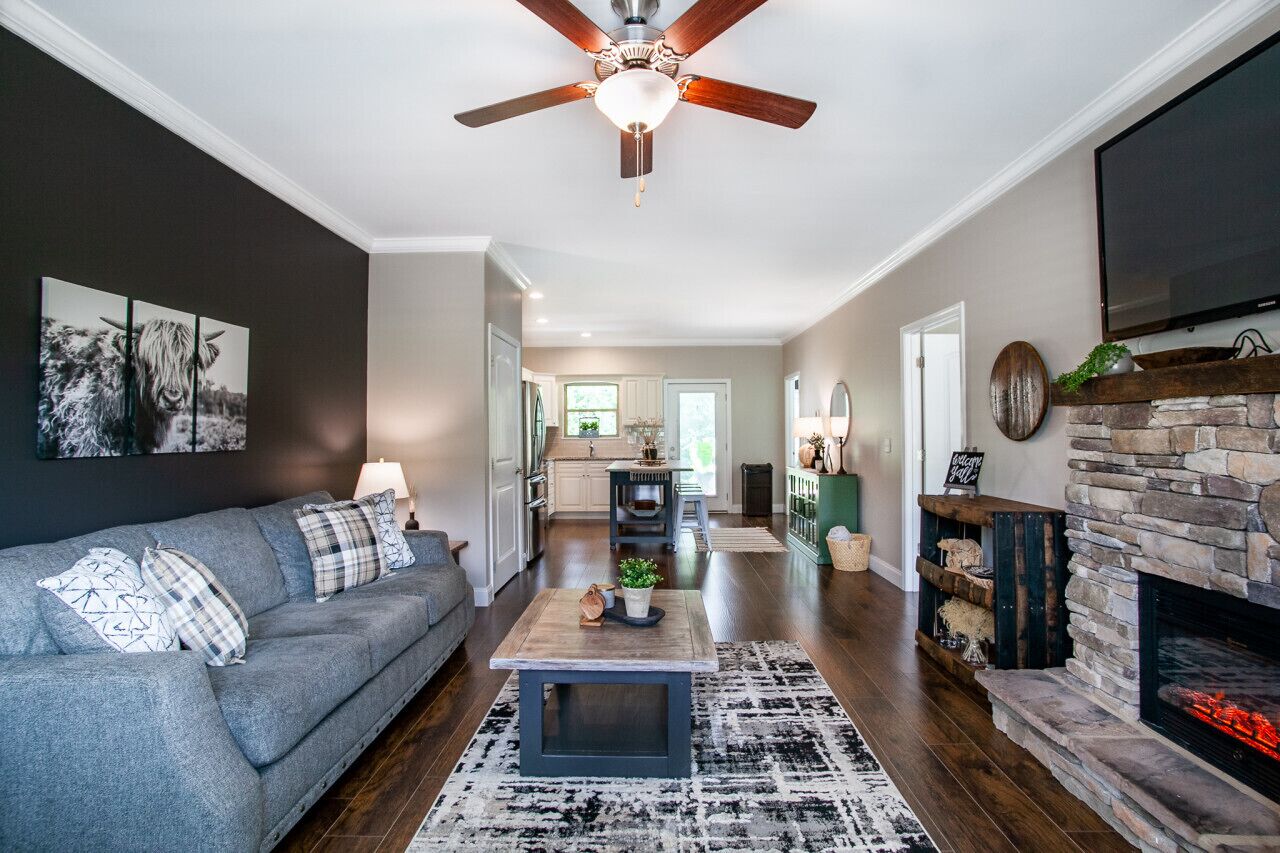 スマートテレビ、暖炉