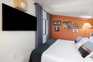 1 bedroom, iron/ironing board, travel crib, free WiFi
