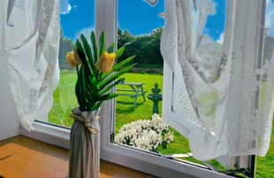 Quarto duplo, suíte, vista para o jardim | Jardim