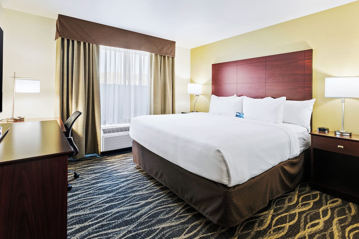 Premium bedding, pillow-top beds, desk, iron/ironing board