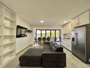 Living area - Holiday apartment modern American style (Jadranovo)