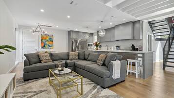 Televisión LED de 55 pulgadas con canales digitales