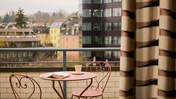 Studio, terras (Rooftop) | Uitzicht vanaf balkon