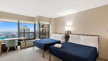 2 bedrooms, iron/ironing board, travel crib, WiFi