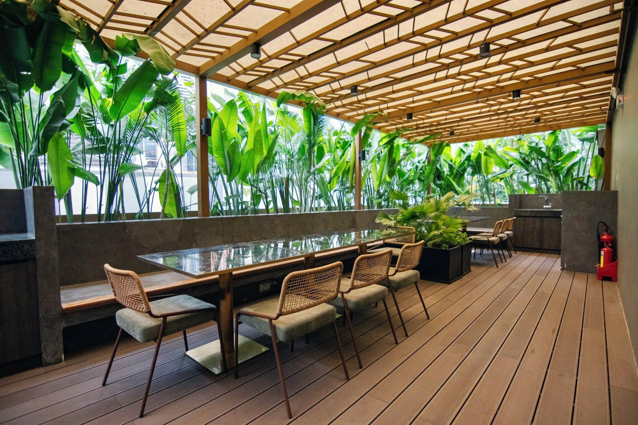 Área de parrillas y picnic