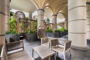 Sala de estar en el lobby