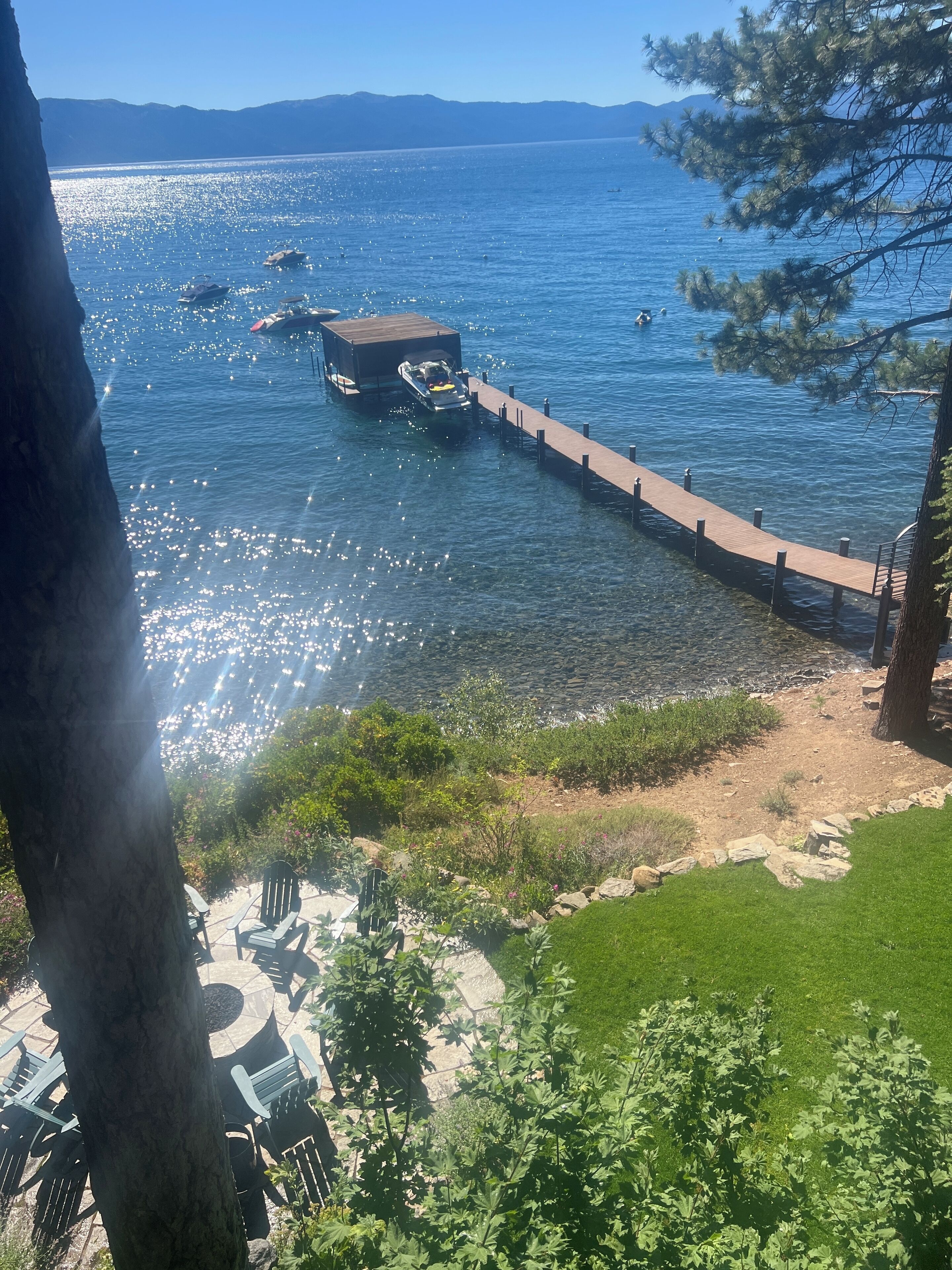 Lakefront Carnelian Bay Home With Shared Pier and buoy access.