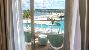 Blick vom Balkon
