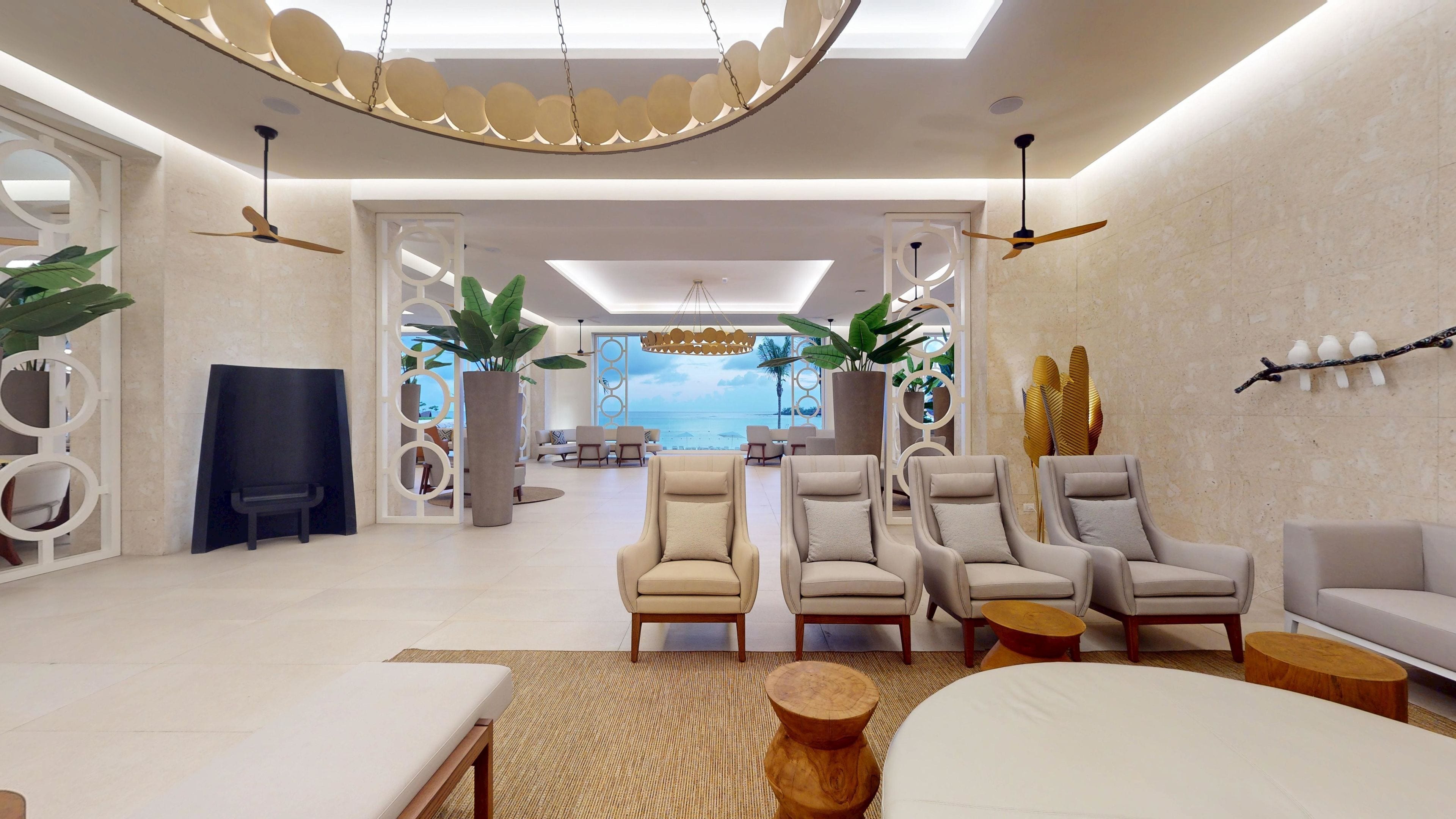 Sala de estar en el lobby