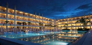 Front of property - evening/night