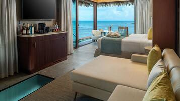 55-inch Smart TV with cable channels