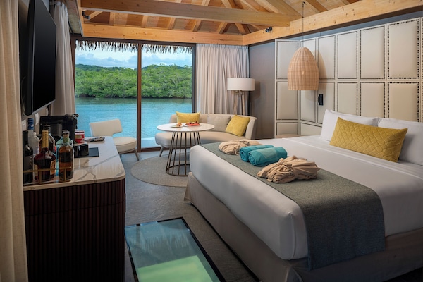 Overwater Villa with Infinity Pool | Minibar, in-room safe, iron/ironing board, WiFi (free)