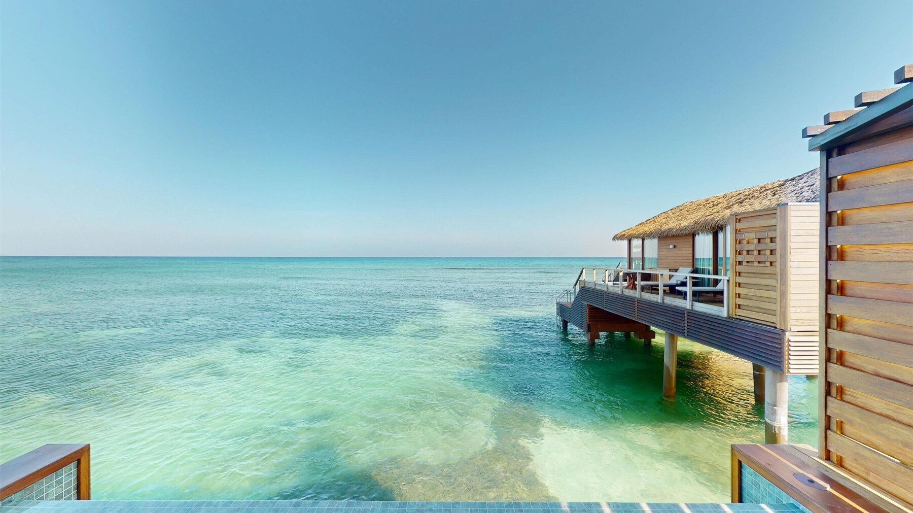 Over Water Villa with Infinity Pool | 1 bedroom, minibar, in-room safe, iron/ironing board