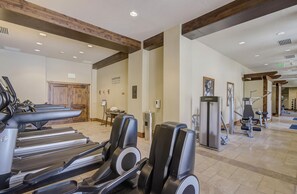 Fitness facility - At the New Gondola 1br/ba Condo Escala Lodges located @ Hyatt Centric Park City (Park CIty)