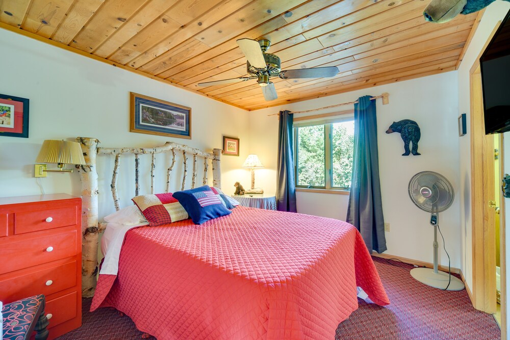 Lakefront Cabin w/ Private Dock + Beach + Fire Pit Danbury Vrbo