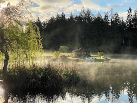 Property grounds. Otter Lake B&B, Denman Island, BC, Canada
family friendly, coastal
