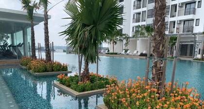 1 Dream Home @ Tiara Imperio Studio 舒适和最特别让您体验阳台风景