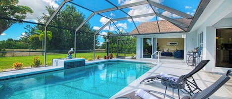 Una piscina climatizada