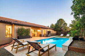 Outdoor pool, a heated pool - NEW! Serenity and Style in Sedona - Pool, Red Rock Views, and more! (Sedona)