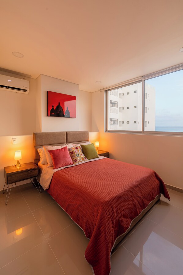 Gallery Apartment | Blackout drapes, free WiFi - Moderno Apartamento con diseño caribe (Cartagena)