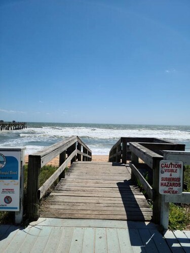 Close to beaches with miles of bike and walking paths