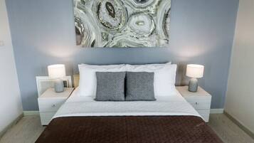 2 bedrooms, iron/ironing board, travel crib, free WiFi