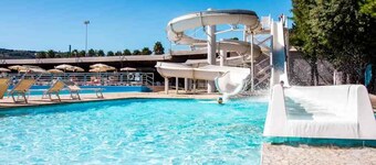 Holiday apartment with wellness area and water park
