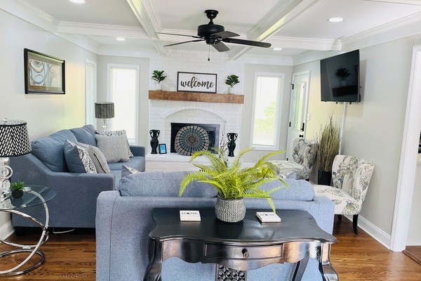 Spacious living room.