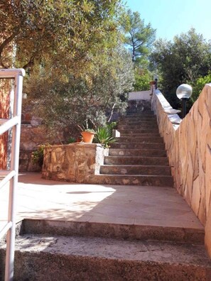 Property grounds - Studio with terrace and sea view (Brna)