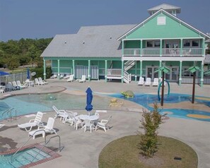 Pool - CC309A Knot Stress-inn *Pool/Lazy River/Splash Pad (Kill Devil Hills)