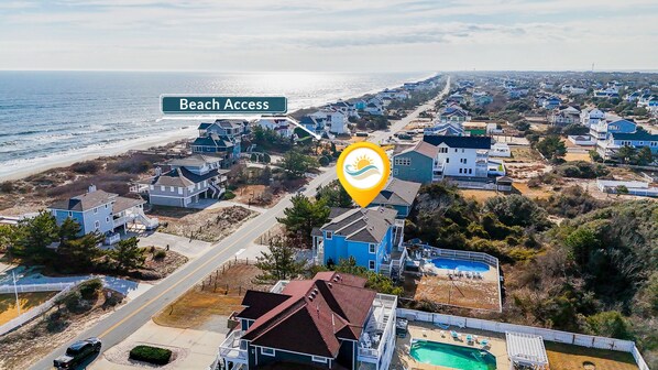 Exterior - Fore Decs: Private Pool, Tiki Bar & Ocean Views (Corolla)