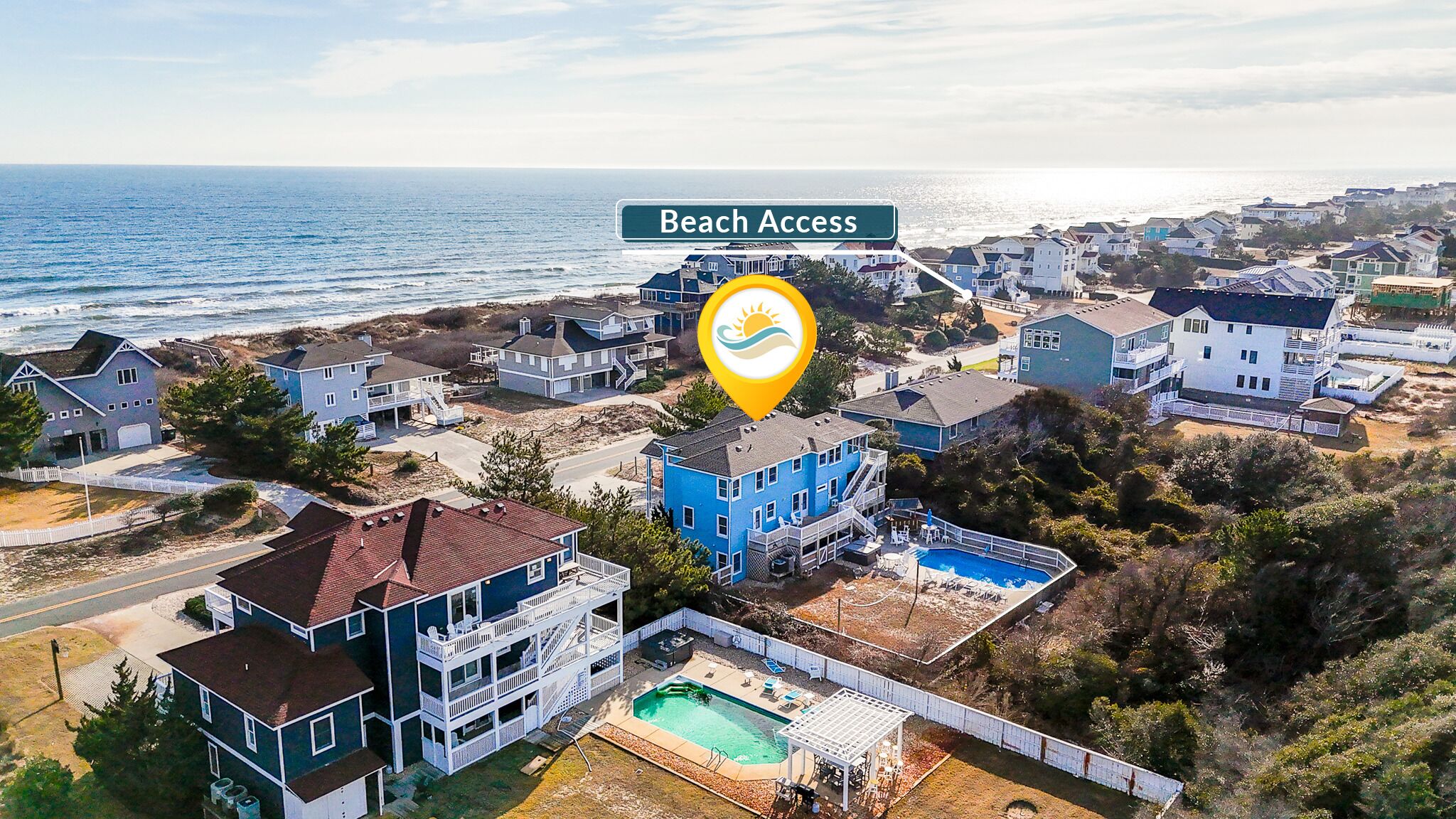 1232 Fore Decs * 2 Min Walk to Beach