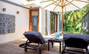 Terrace/patio - Desa Visesa Ubud Desa, Balinese Healing and Spa, Close to heart of Ubud (Bali)