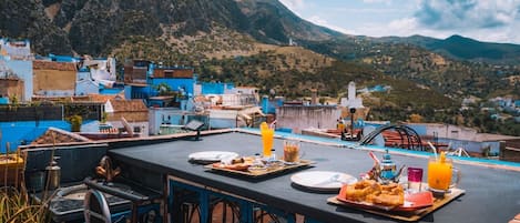 Terrasse sur le toit