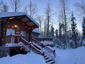 Exterior - Cozy pet friendly cabin with stand alone sauna near Willow and Talkeetna Alaska (Willow)