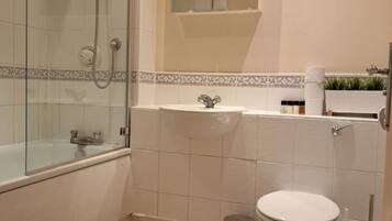 Hair dryer, towels