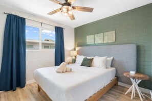 2 bedrooms, iron/ironing board, WiFi