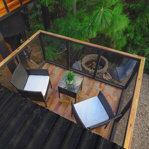 Ferienhütte | Ausblick vom Zimmer