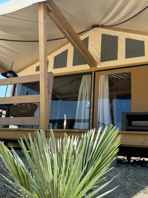 Deluxe Tent, Garden View, Annex Building | Premium bedding, down duvets, pillow-top beds, minibar - Terreforti Luxury Village (Favara)