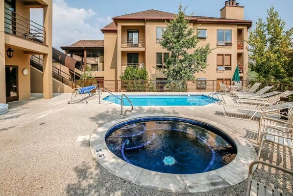 Una piscina climatizada