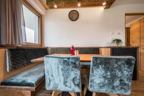 Dining - Holiday Apartment 'Forchnerhof Apt 2' with Mountain View, Shared Garden & Wi-Fi (Terenten)