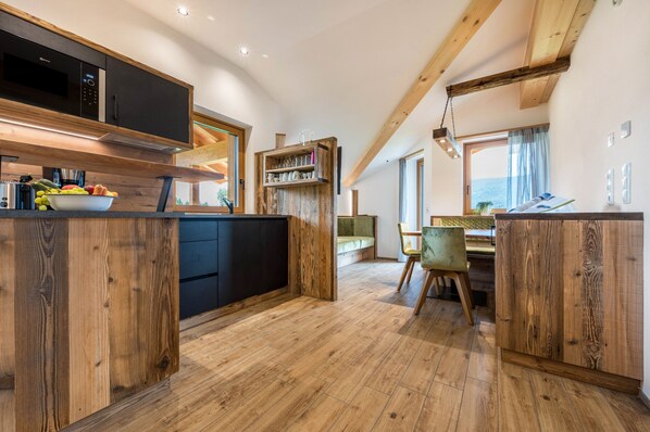 Interior - Holiday Apartment "Forchnerhof 4" with Mountain View, 2 Private Terraces & Wi-Fi (Terenten)