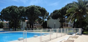 Pool - 2-room apartment, pool, parking near the sea (Argelès-sur-Mer)