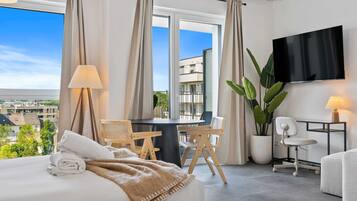 1 Schlafzimmer, Schreibtisch, Bügeleisen/Bügelbrett, WLAN