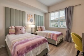 3 bedrooms, iron/ironing board, travel cot, WiFi