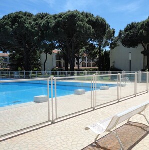 Pool - 2-room apartment for 6, near beach (Argelès-sur-Mer)